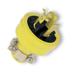 CLAVIJA DE SEGURIDAD CON POLO A TIERRA 20 A / 250 VAC