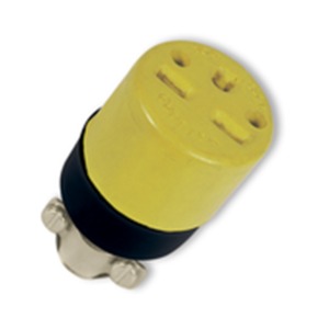 TOMA AÉREA CON POLO A TIERRA 15 A / 250 VAC