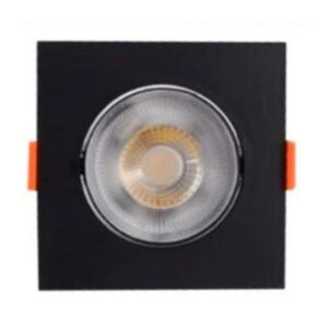 Balas led 5W Cuadrada Negra